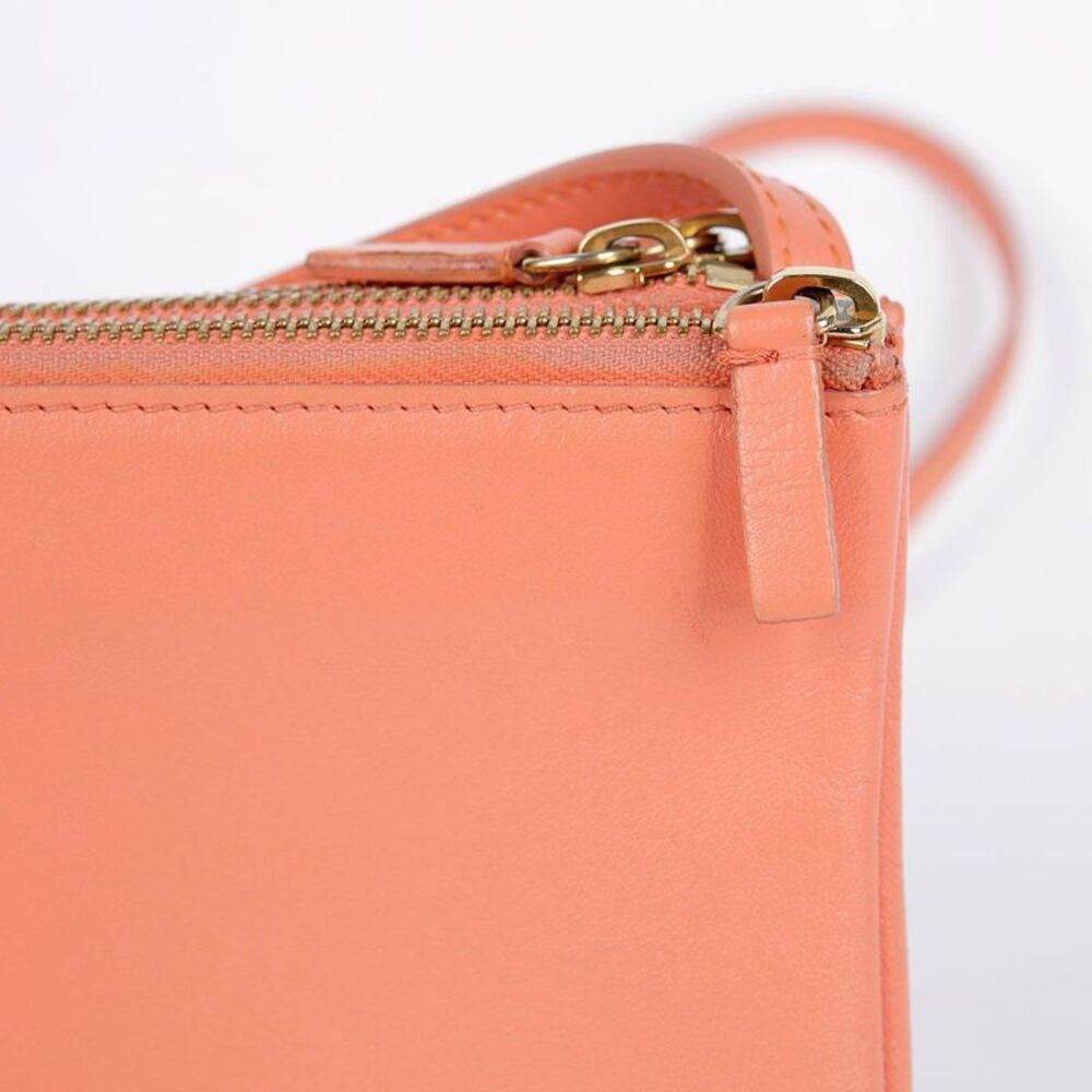 Medium Pink Leather Trio Crossbody Bag - Picture 5 of 10